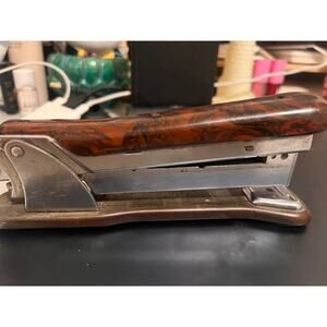 Vintage Wooden Ace Liner 502 Stapler